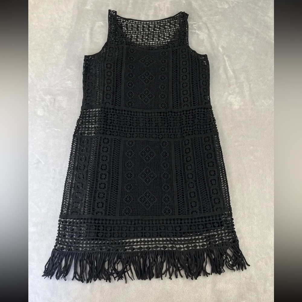 Lauren Ralph Lauren green label womens black sleeveless dress size Petite Small